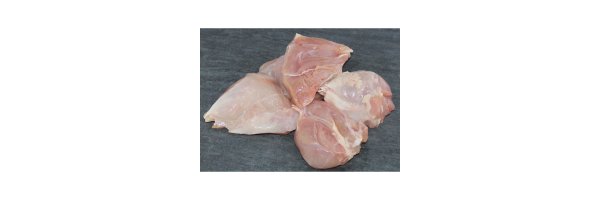 Hähnchenfleisch in Stücken  ohne Knochen und Haut