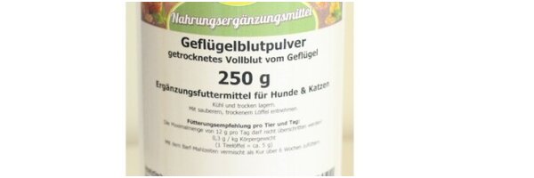 DOG-Geflügelblut