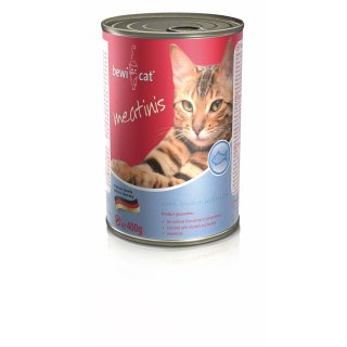 Bewi cat Meatinis mit Zartem Lachs 400 g