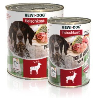Bewi Dog Fleischkost Reich an Wild 1 x 400 g