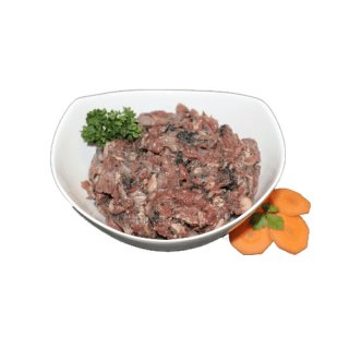 Mischfleisch vom Rind mit Pansen gewolft    500 g ( Barf )
