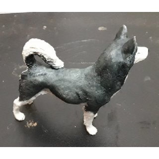 Husky Figur aus Italien  Sammlerfigur 