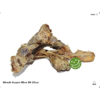 Hirsch-Bogenröhre 20-25cm, Beutel: 5 Stück